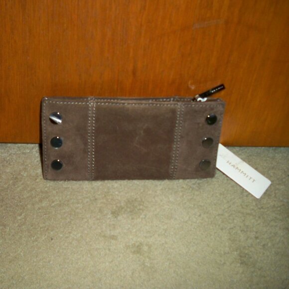 Hammitt 110 North/South Expresso Suede Wallet, NWT!!  $245 - Picture 2 of 4
